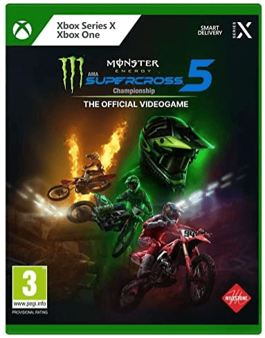 Monster Energy Supercross 5 box art for Xbox Series X